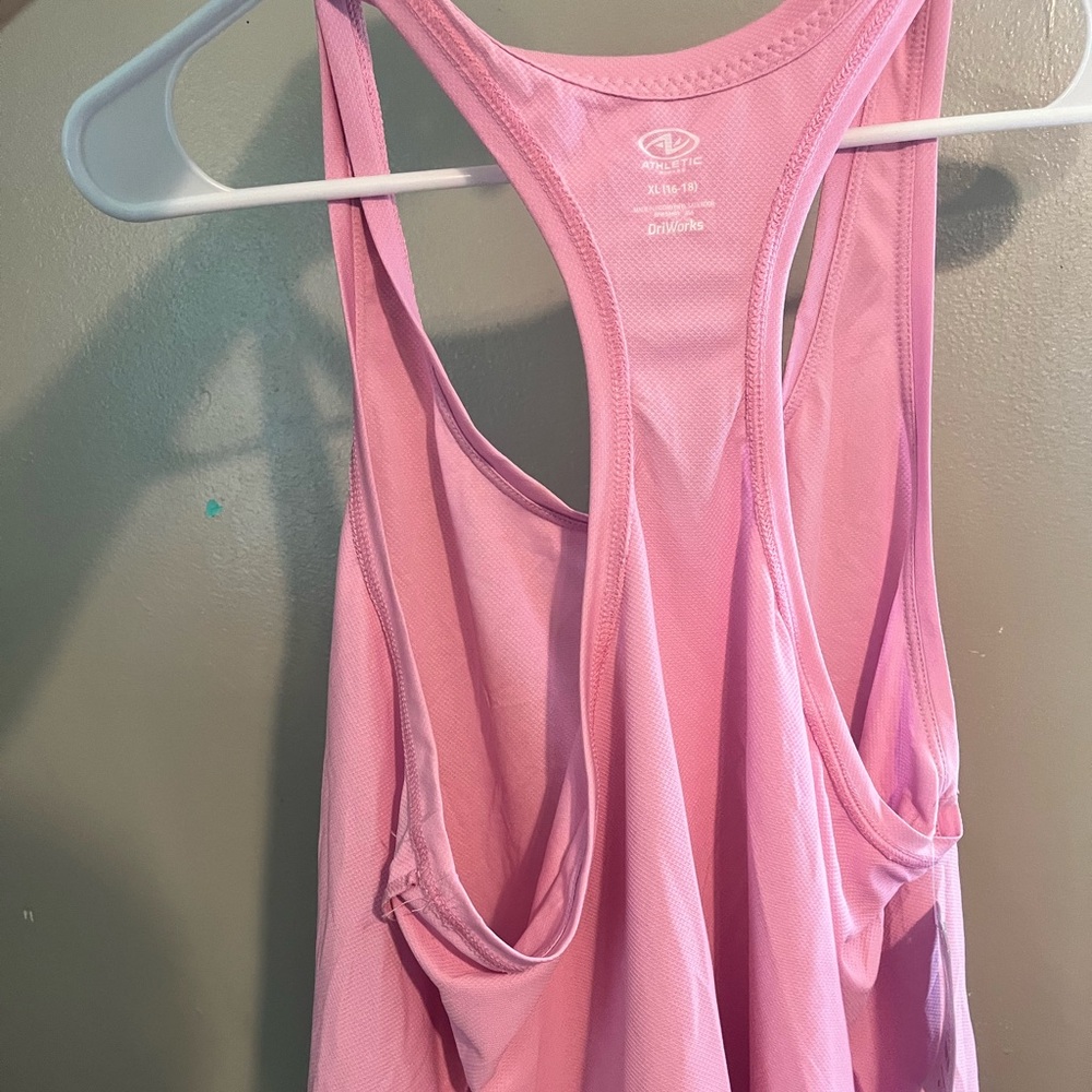 Pink Racerback Tank Top - Picture 2 of 2